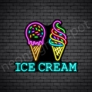 Ice cream V12 Neon Sign