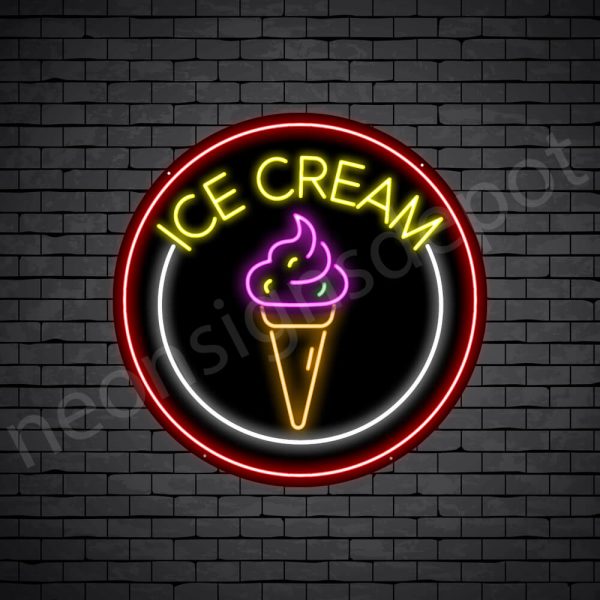 Ice cream V6 Neon Sign