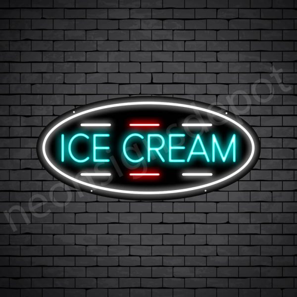 Ice cream V8 Neon Sign