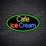 Cafe Ice cream V1 Neon Sign