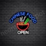 Chinese Food Open V2 Neon Sign