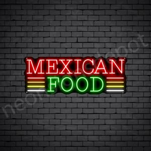Mexican Food V3 Neon Sign
