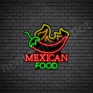 Mexican Food V7 Neon Sign