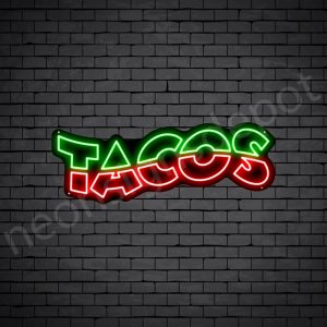 Mexican Taco Food V2 Neon Sign