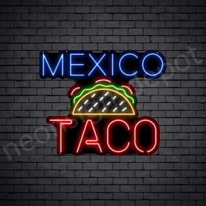 Mexico Taco Neon Sign