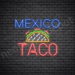 Mexican Cafe Tacos Neon Sign