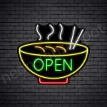 Open Noodles Neon Sign