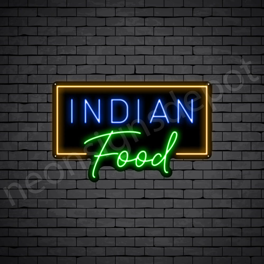Indian Food Neon Sign