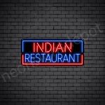 Indian Restaurant V3 Neon Sign