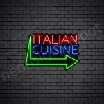 Italian Cuisine V2 Neon Sign