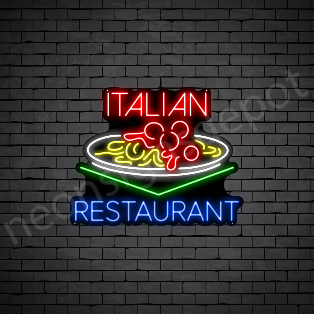 110047 OPEN Italian Food Restaurant Ham Olive Oil Display LED Light Sign 