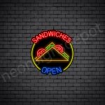 Open Sandwiches V3 Neon Sign