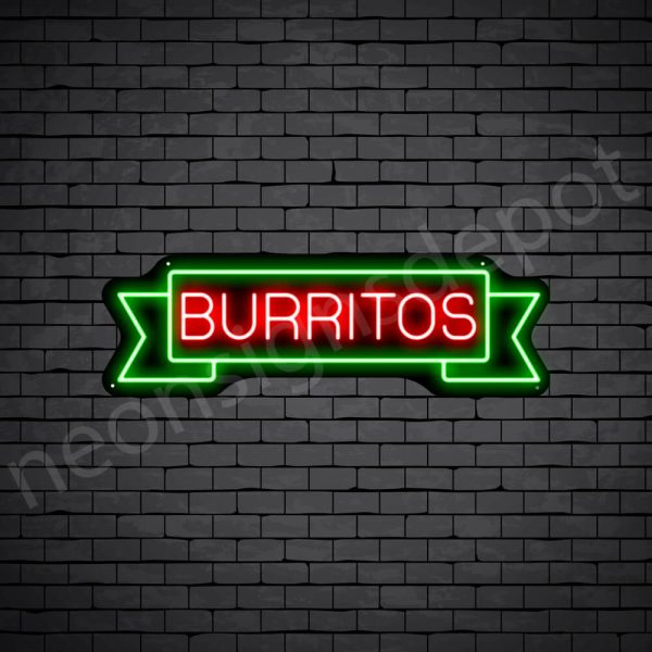 Burritos V13 Neon Sign