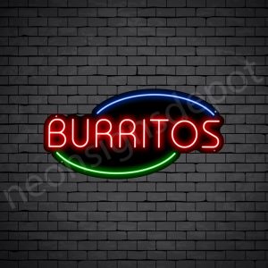 Burritos V7 Neon Sign