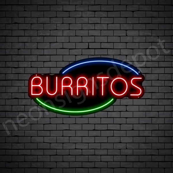 Burritos V7 Neon Sign