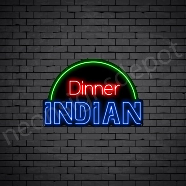Dinner Indian Open Neon Sign