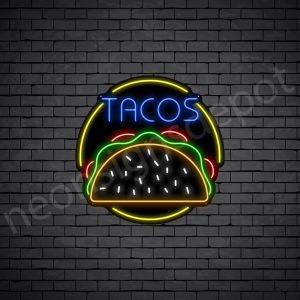 Tacos V8 Neon Sign