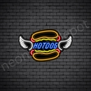 Hotdog V14 Neon Sign