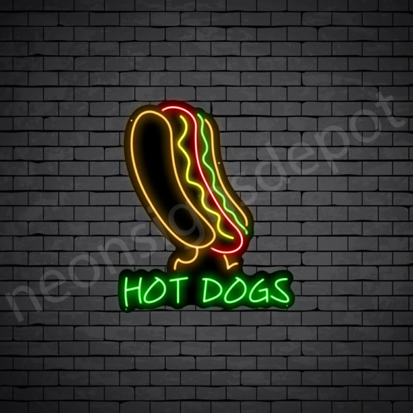 Hotdog V18 Neon Sign