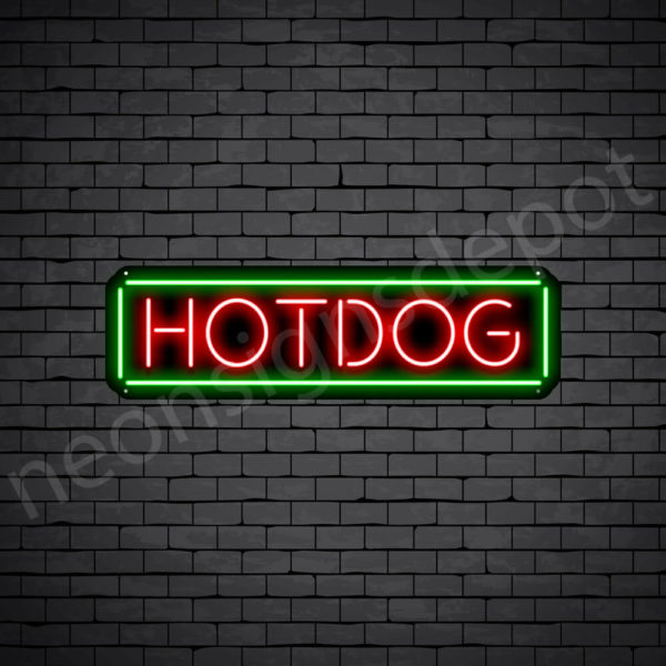 Hotdog V6 Neon Sign