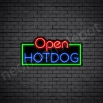 Open Hotdog V2 Neon Sign