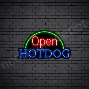 Open Hotdog V3 Neon Sign