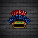Open Hotdog V4 Neon Sign