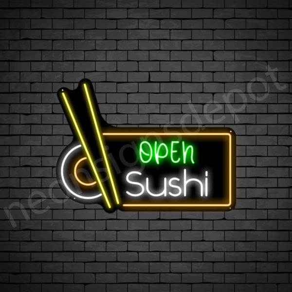 Open Sushi V2 Neon Sign