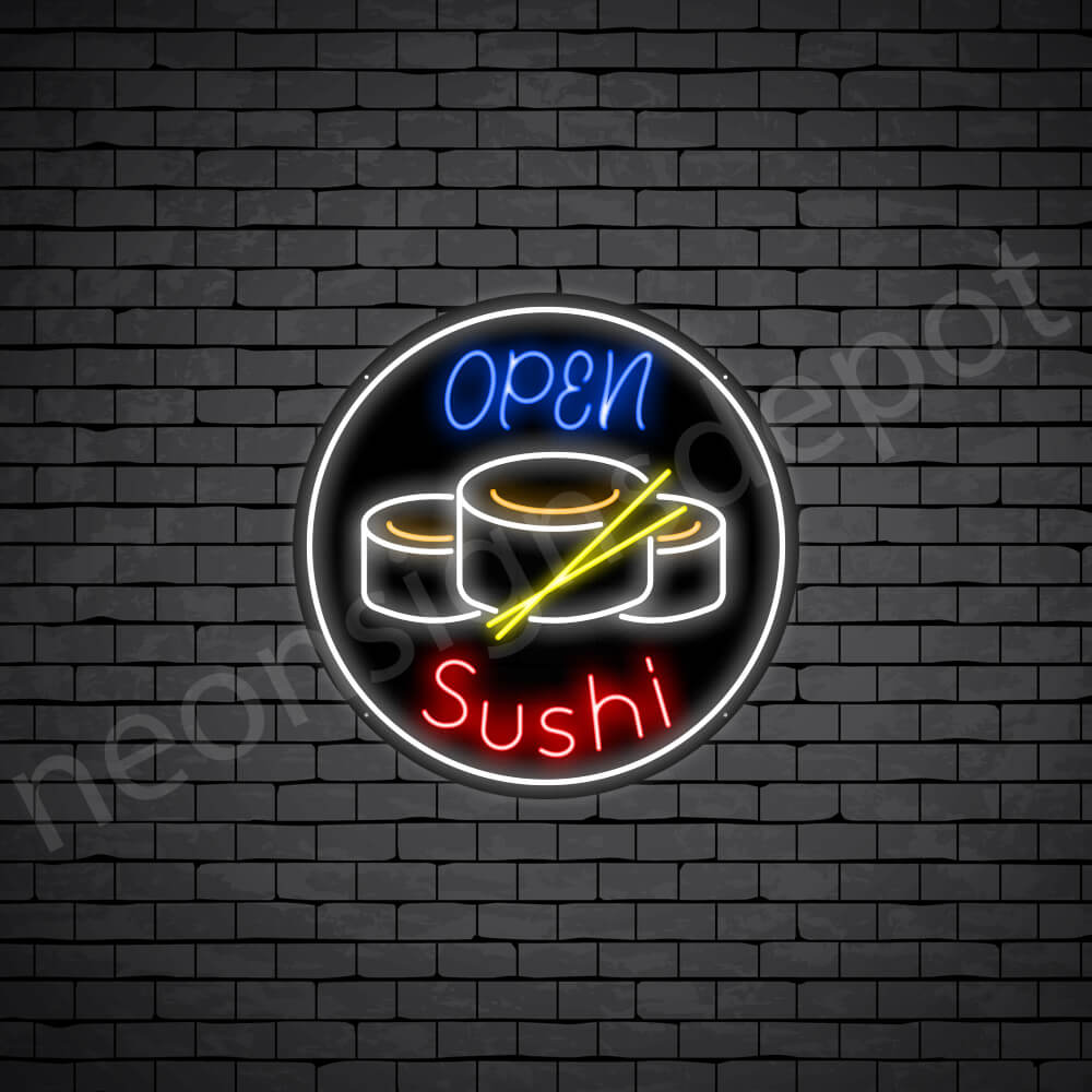 Open Sushi V3 Neon Sign