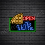 Open Waffles V3 Neon Sign