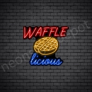 Waffle Licious Neon Sign