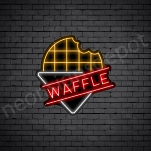 Waffles V2 Neon Sign