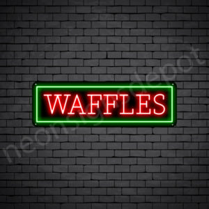 Waffles V7 Neon Sign