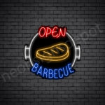 Open Barbecue V3 Neon Sign