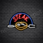 Steak V12 Neon Sign