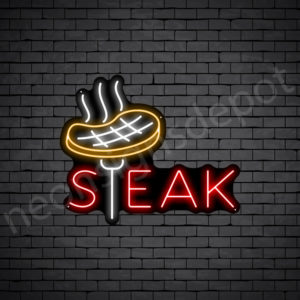 Steak V18 Neon Sign