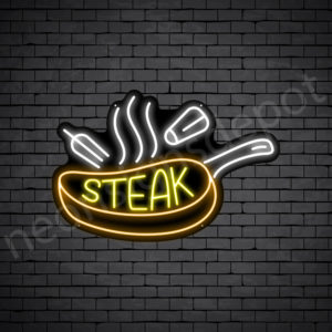 Steak V2 Neon Sign