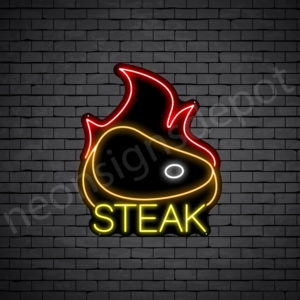 Steak V3 Neon Sign