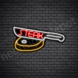 Steak V4 Neon Sign