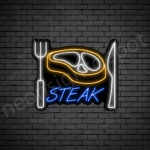 Steak V7 Neon Sign