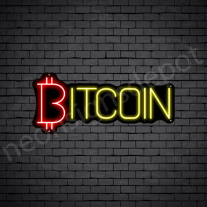 Bitcoin V10 Neon Sign