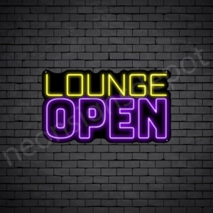 Open Lounge V13 Neon Sign
