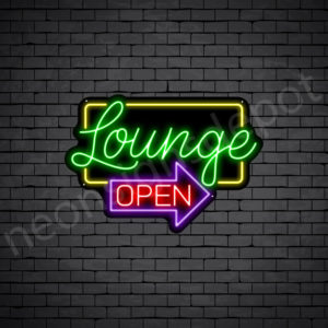 Open Lounge V16 Neon Sign