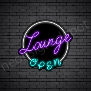 Open Lounge V20 Neon Sign