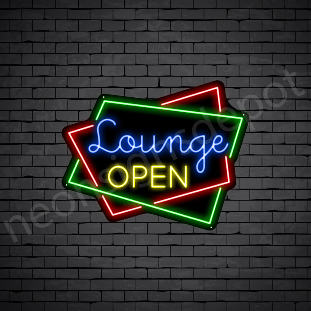 Open Lounge V22 Neon Sign