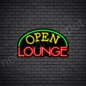 Open Lounge V24 Neon Sign