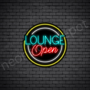 Open Lounge V25 Neon Sign