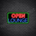 Open Lounge V27 Neon Sign