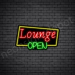 Open Lounge V29 Neon Sign