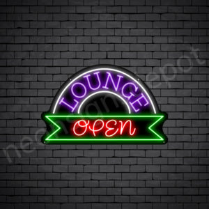 Open Lounge V3 Neon Sign